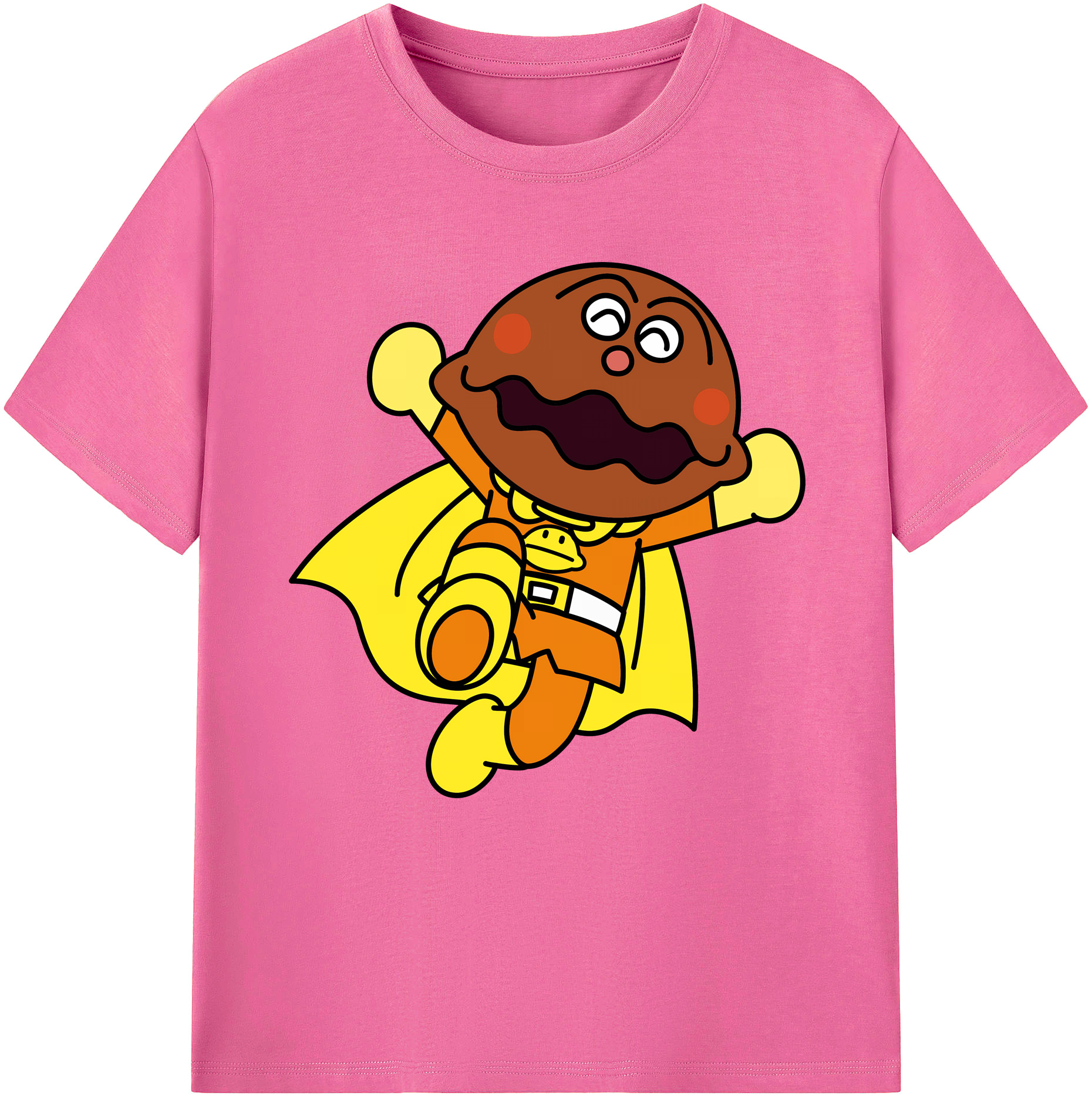（画像用） アンパンマン Anpanman レディースカジュアルプリントTシャツ（綿100％）